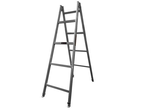 2.4m Aluminium Trestle Ladder (With Adjustable Legs)