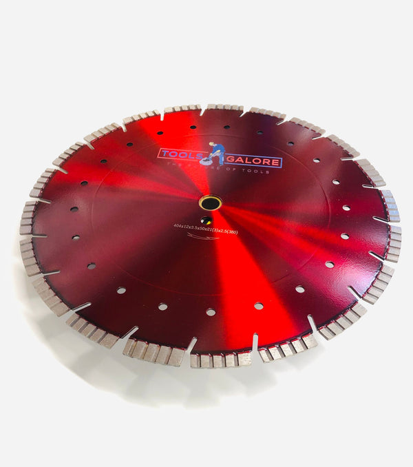 16" (400mm) Laser welded Diamond Saw Blade