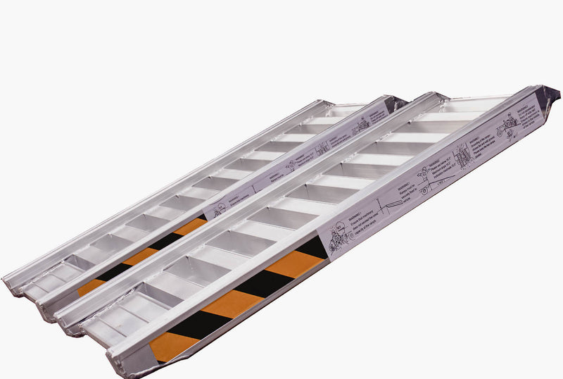 4-Tonne 1.2m x 420mm Aluminium Loading Ramps / Container Ramps