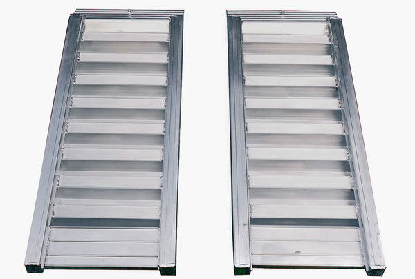 4-Tonne 1.2m x 420mm Aluminium Loading Ramps / Container Ramps