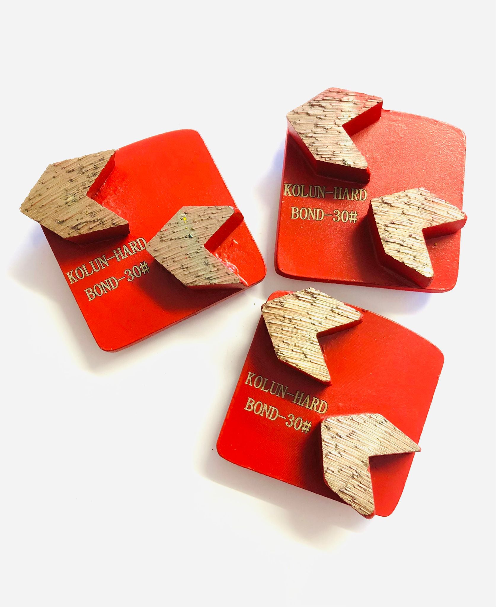 Redi-Lock Concrete Grinding Shoe 30# Arrow Head Fit Husquarna - 3 pack